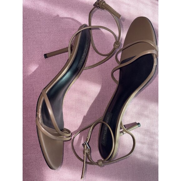 Tony Bianco Mariah Sandals in Liqueur Brown 8 Womens Leather High Heels - Picture 9 of 14